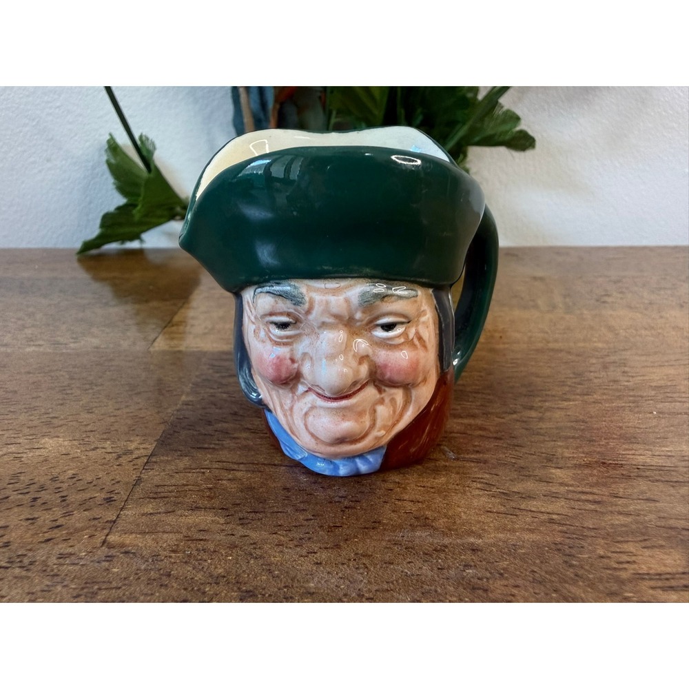 Royal Doulton Sairey Gamp Mini Character Jug Toby Mug England Vintage Decor